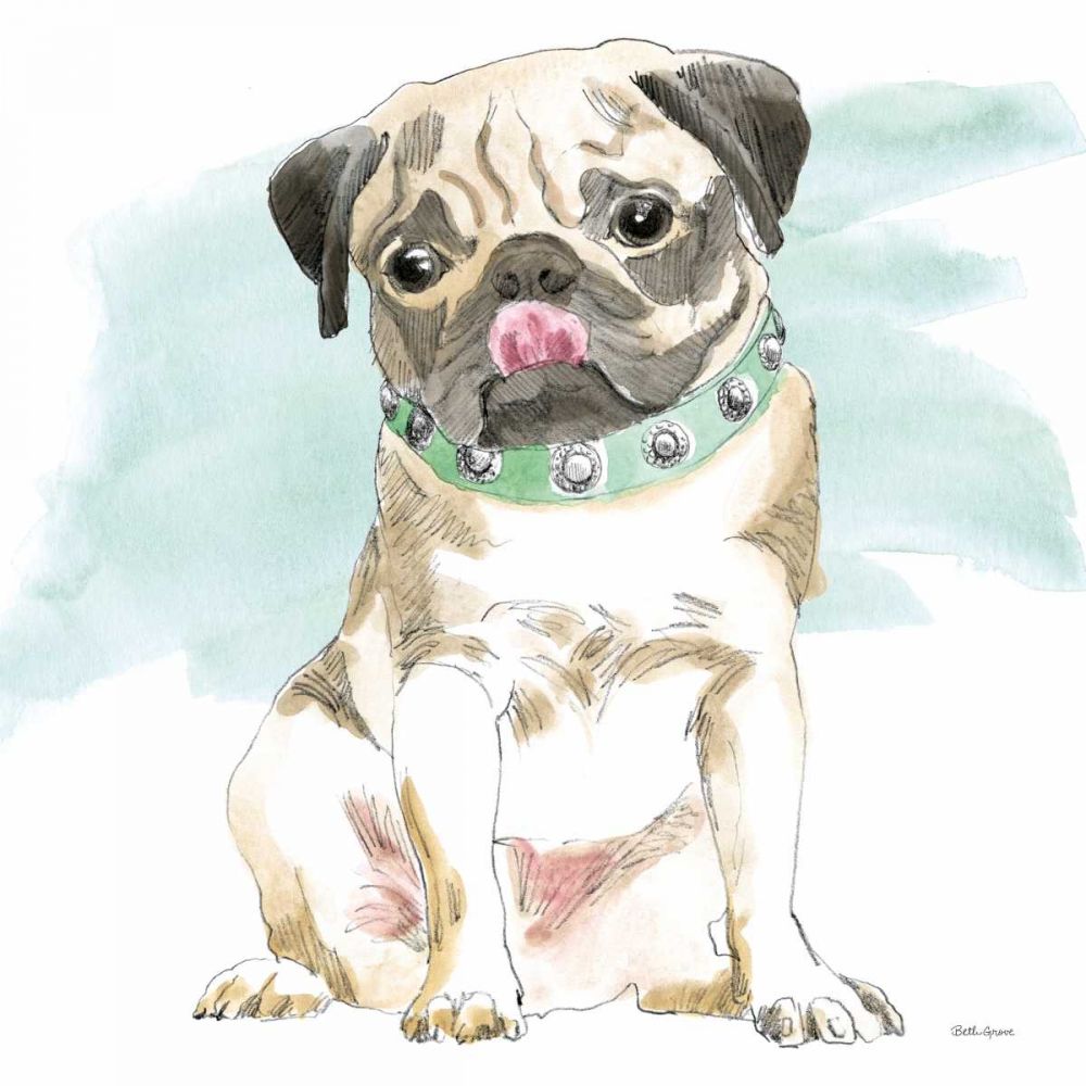 Glamour Pups X art print by Beth Grove for $57.95 CAD