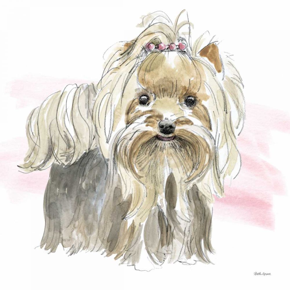 Glamour Pups XII art print by Beth Grove for $57.95 CAD