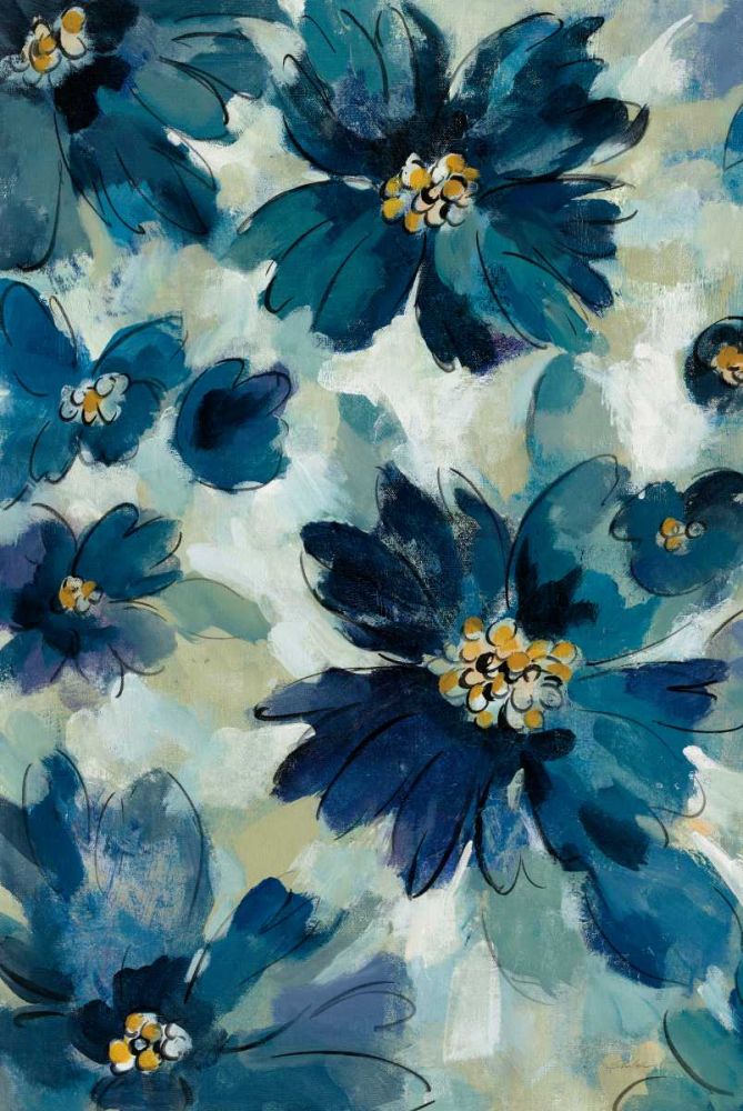 Inky Floral I art print by Silvia Vassileva for $57.95 CAD
