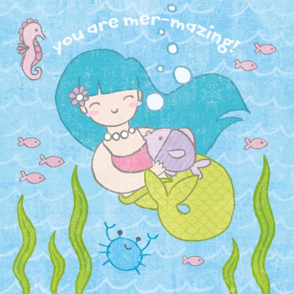 Magical Mermaid II art print by Moira Hershey for $57.95 CAD