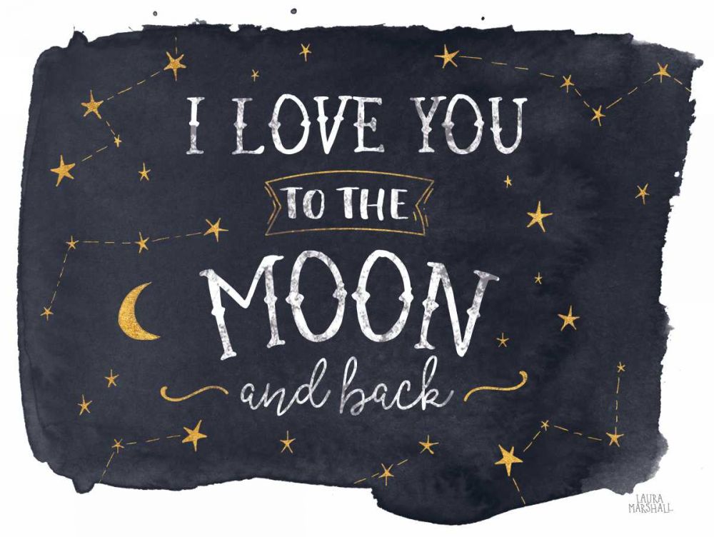 Celestial Love I art print by Laura Marshall for $57.95 CAD