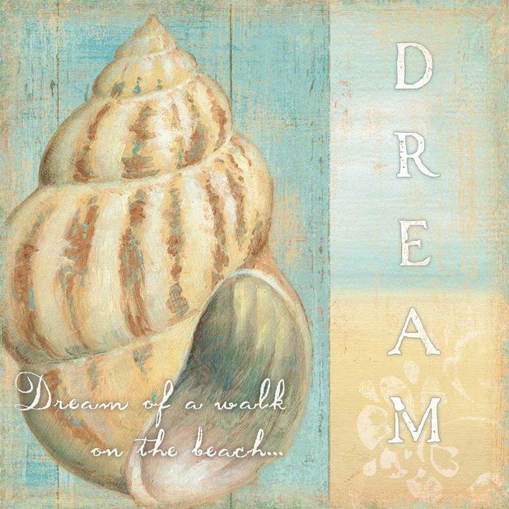 Soft Beach Quote I art print by Daphne Brissonnet for $57.95 CAD