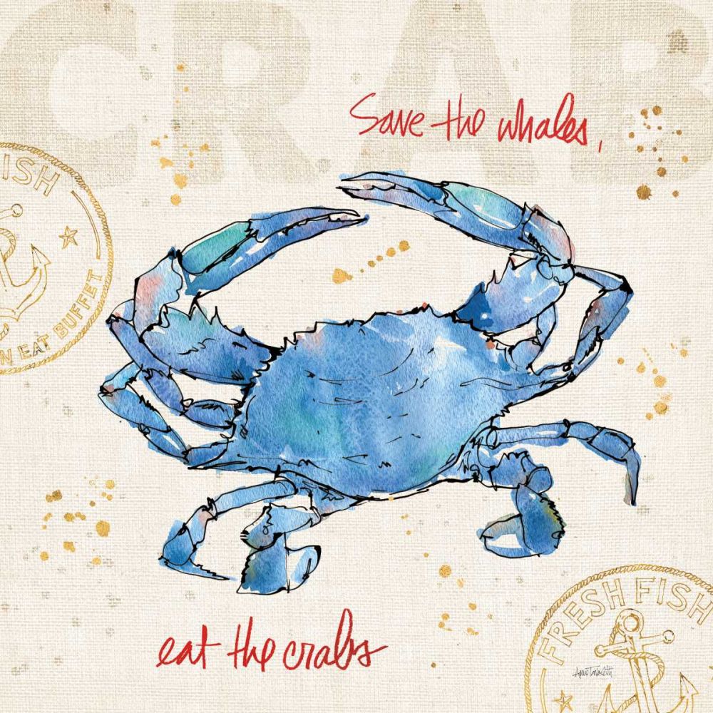Coastal Catch II art print by Anne Tavoletti for $57.95 CAD