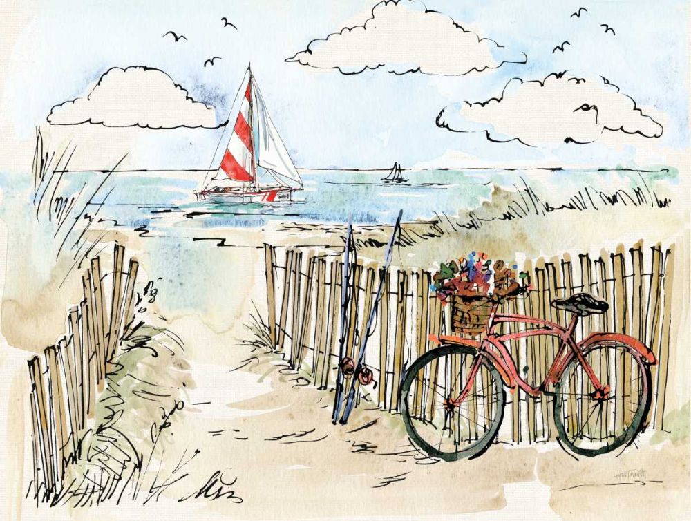 Coastal Catch VI art print by Anne Tavoletti for $57.95 CAD