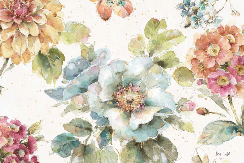 Country Bloom I art print by Lisa Audit for $57.95 CAD