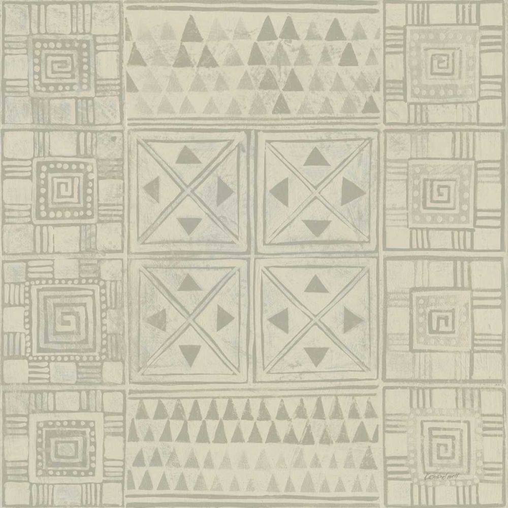 Geometric Tone on Tone II Dark art print by Kathrine Lovell for $57.95 CAD