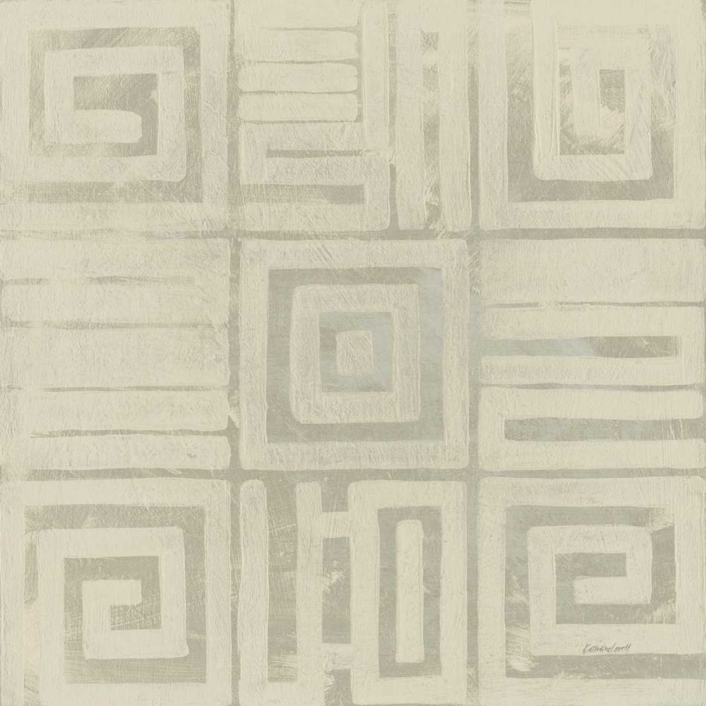 Geometric Tone on Tone III Dark art print by Kathrine Lovell for $57.95 CAD