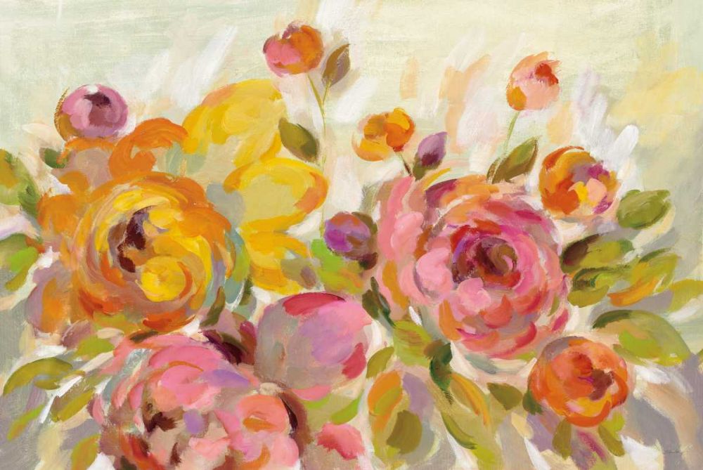 Brushy Peonies art print by Silvia Vassileva for $57.95 CAD