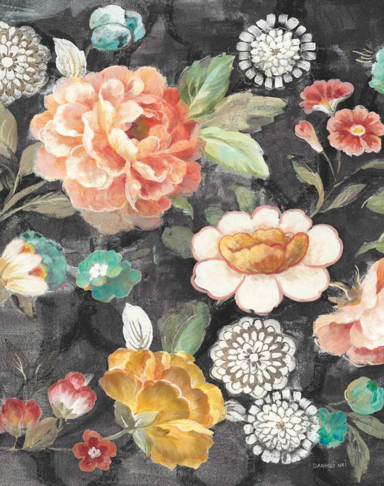 Garden of Delight Black II art print by Danhui Nai for $57.95 CAD