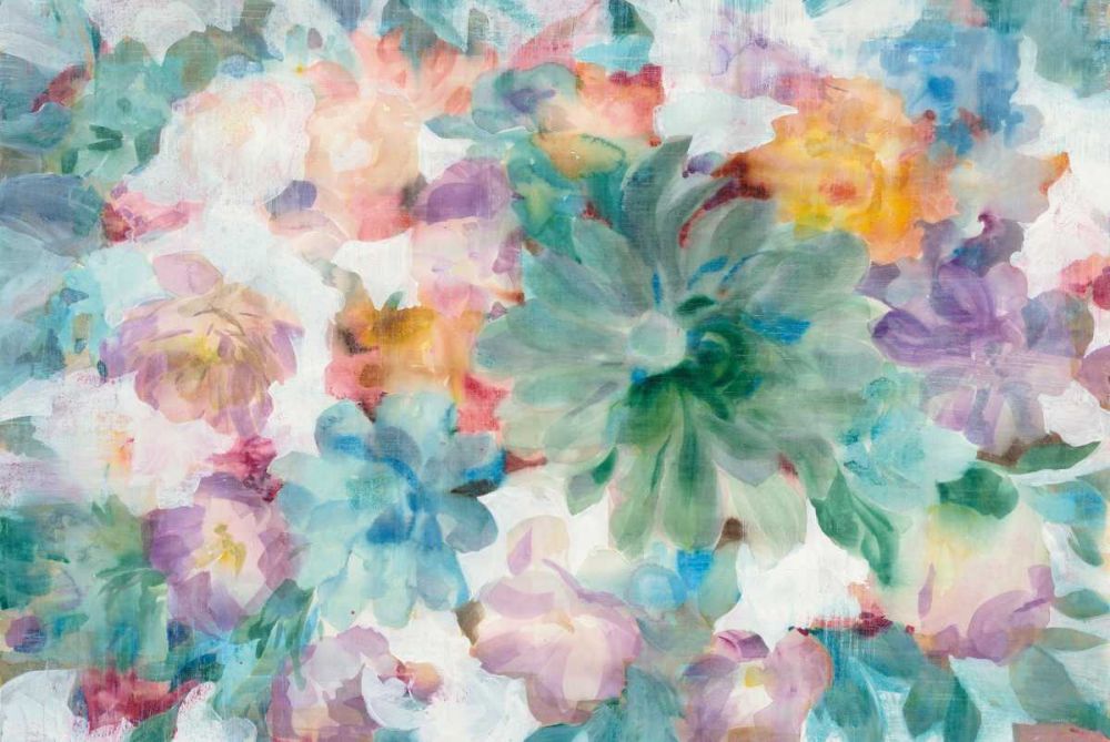 Succulent Florals Crop art print by Danhui Nai for $57.95 CAD