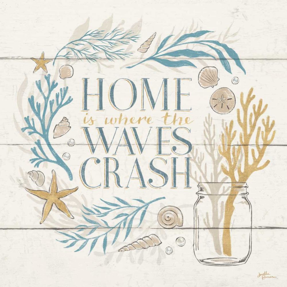 Golden Sea II art print by Janelle Penner for $57.95 CAD
