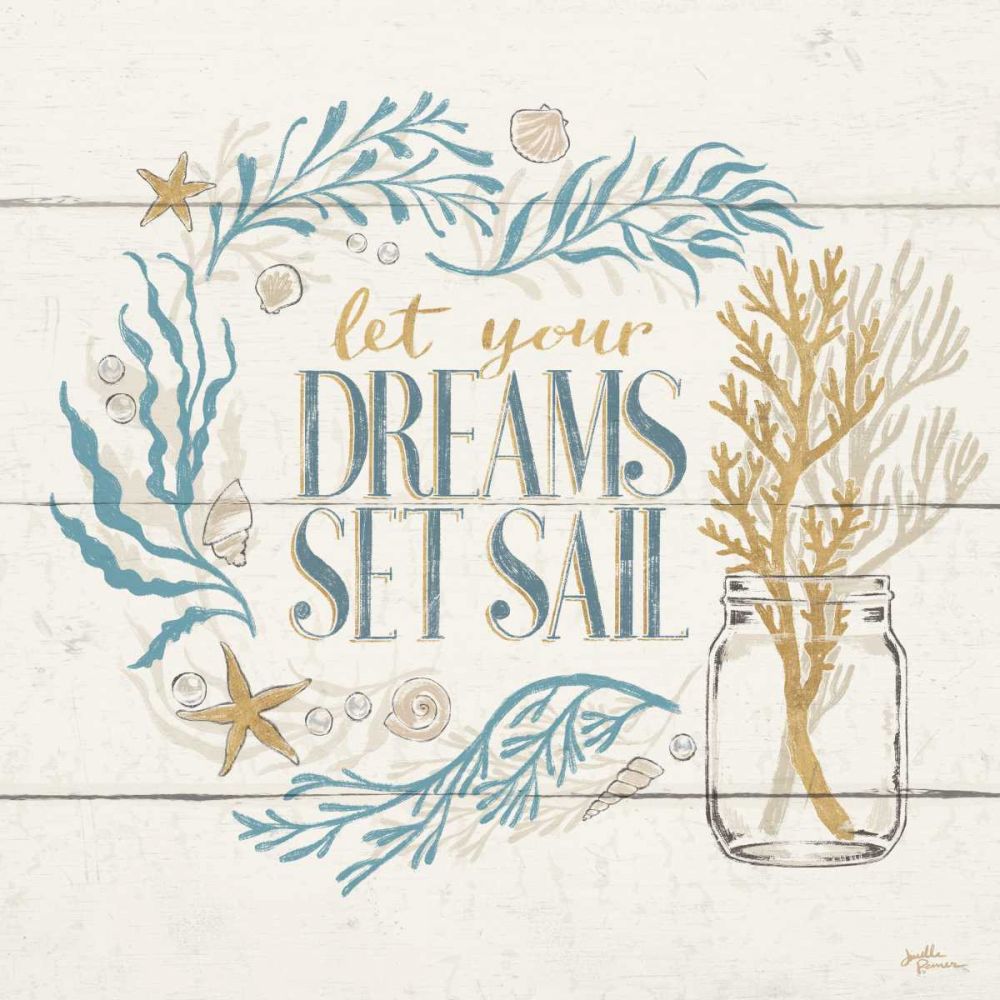 Golden Sea V art print by Janelle Penner for $57.95 CAD