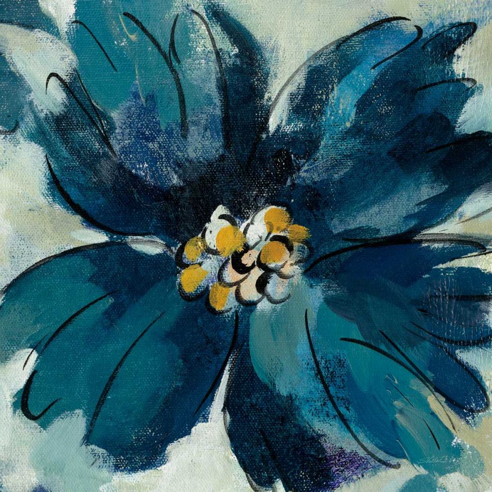 Inky Floral II art print by Silvia Vassileva for $57.95 CAD