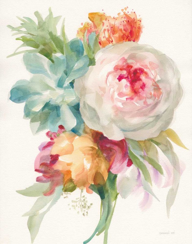 Garden Bouquet I Crop art print by Danhui Nai for $57.95 CAD
