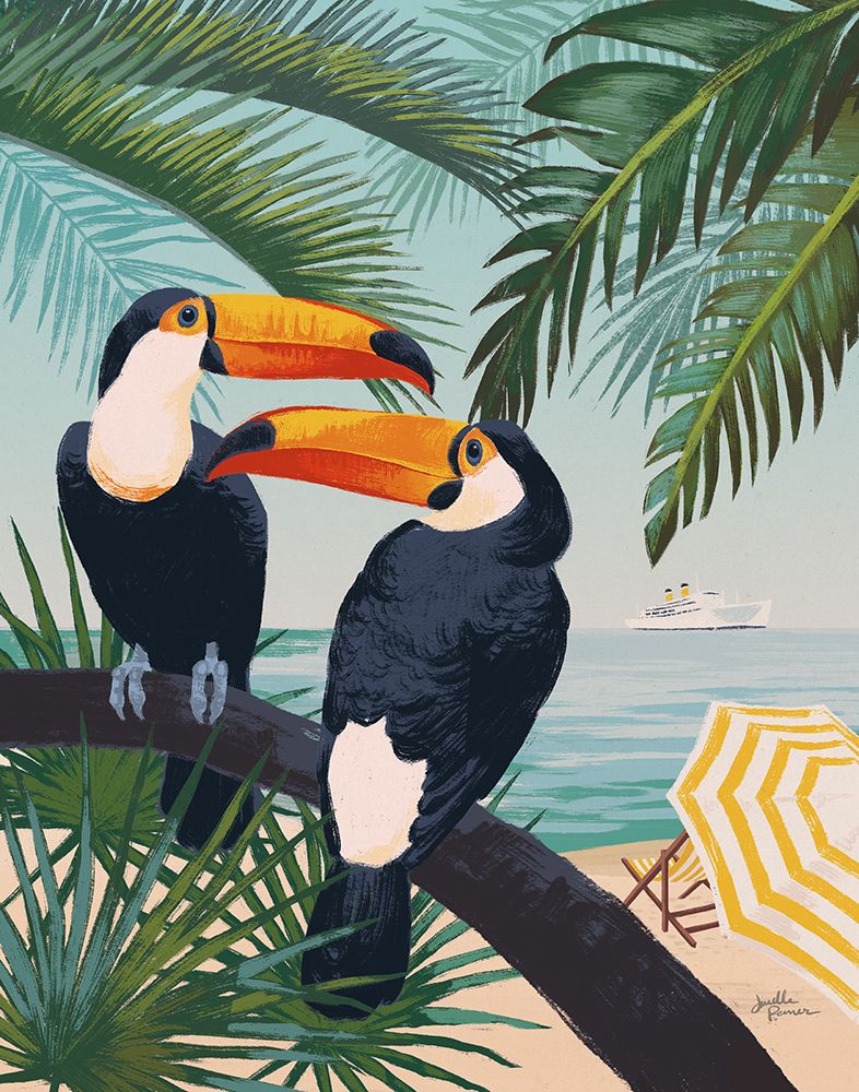 Welcome to Paradise VII art print by Janelle Penner for $57.95 CAD