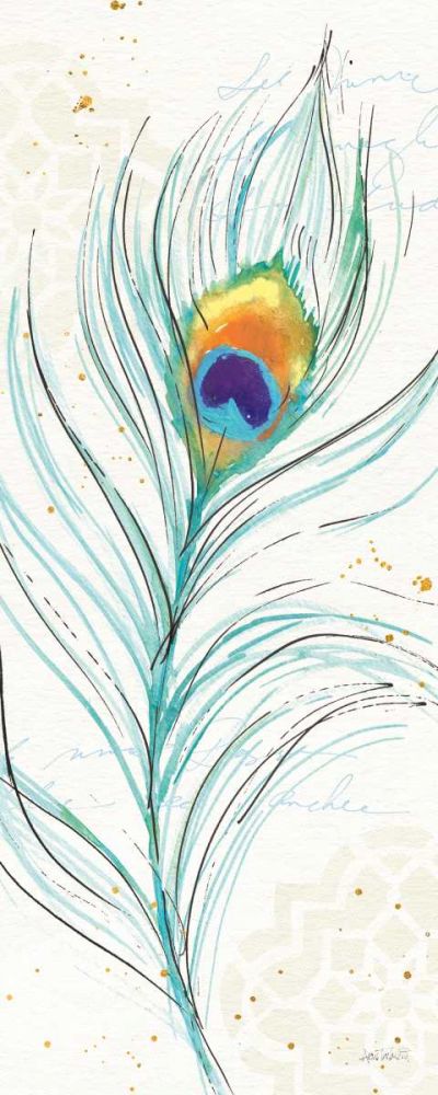 Peacock Garden V art print by Anne Tavoletti for $57.95 CAD