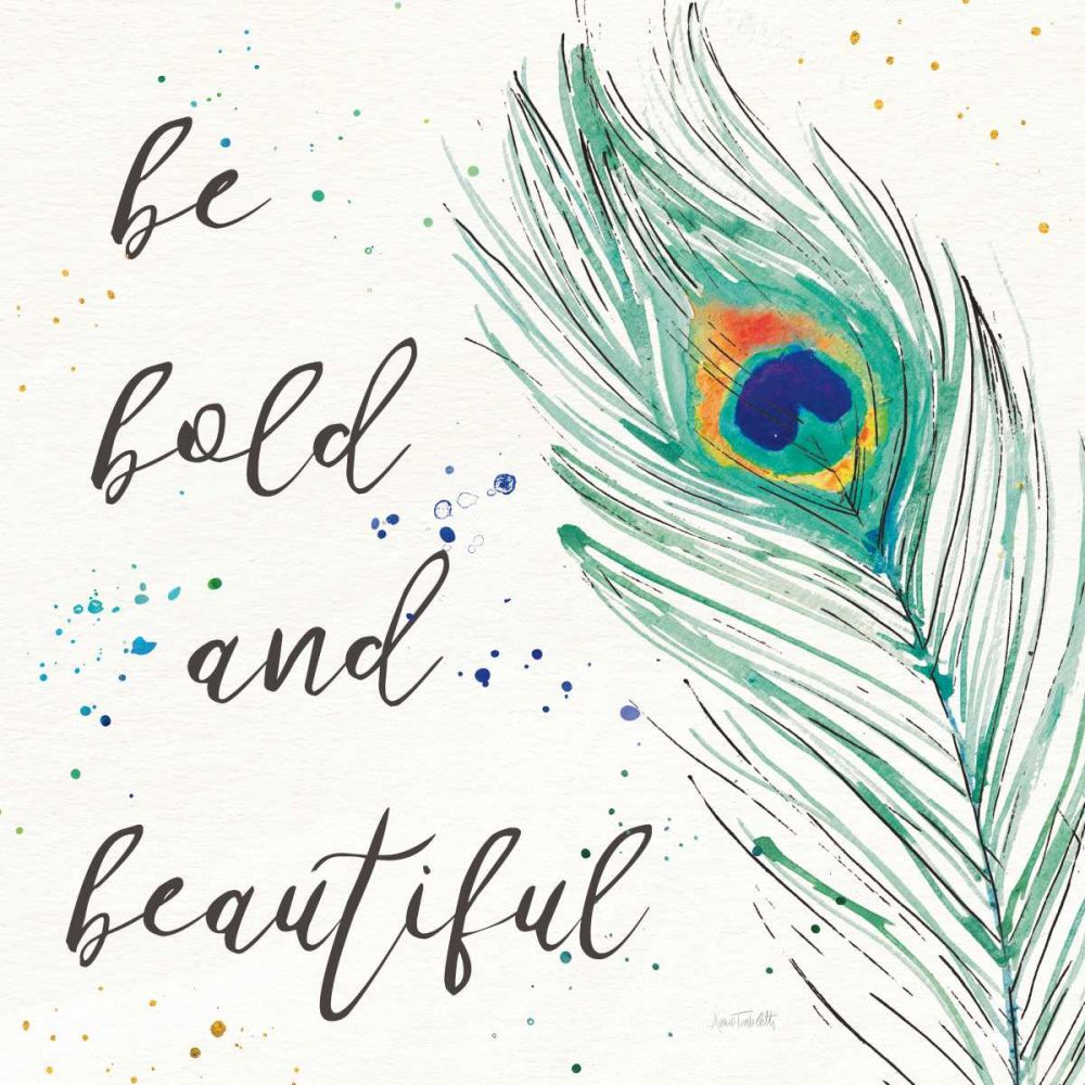 Peacock Garden VIII art print by Anne Tavoletti for $57.95 CAD