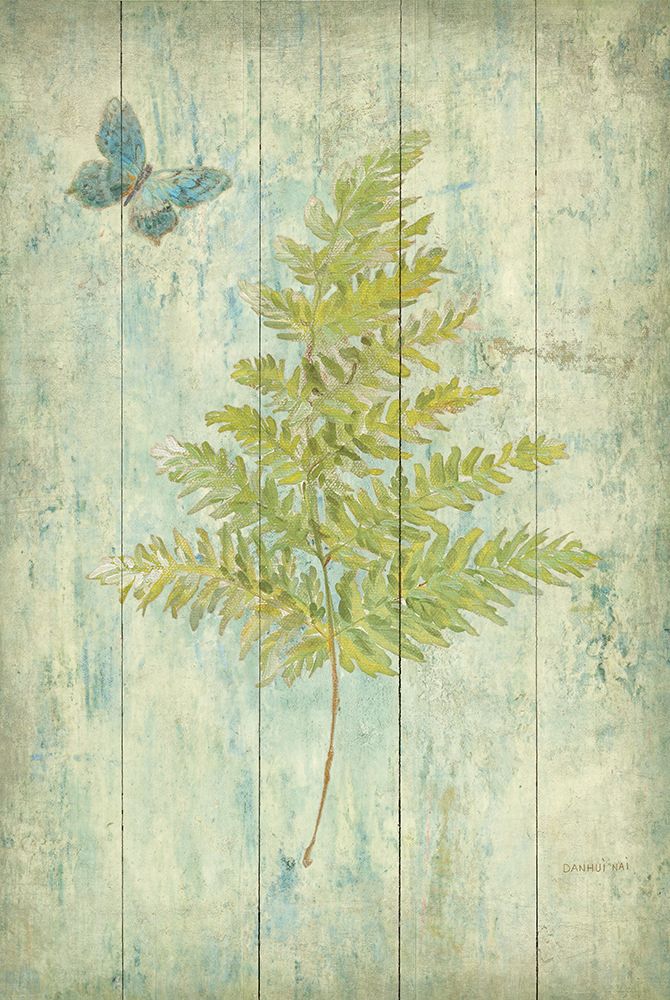 Natural Floral XII Butterfly art print by Danhui Nai for $57.95 CAD