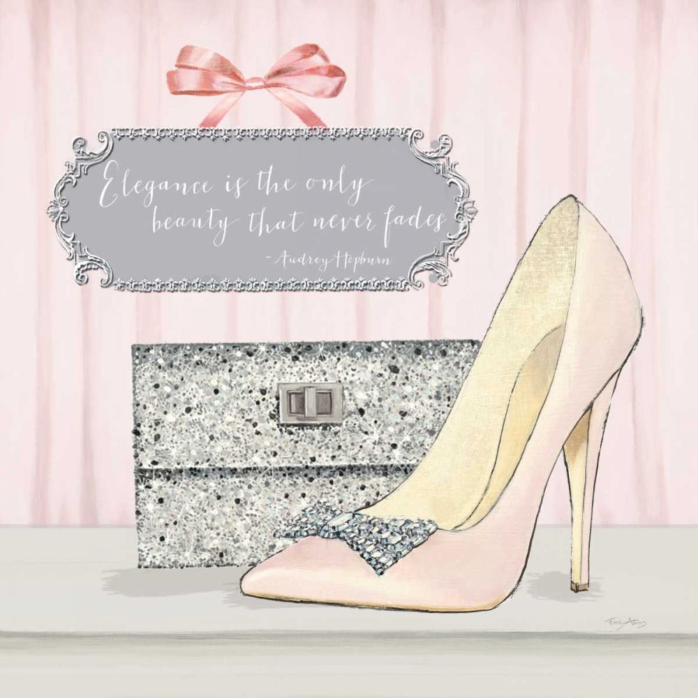 Elegance is the Only Beauty that Never Fades art print by Emily Adams for $57.95 CAD