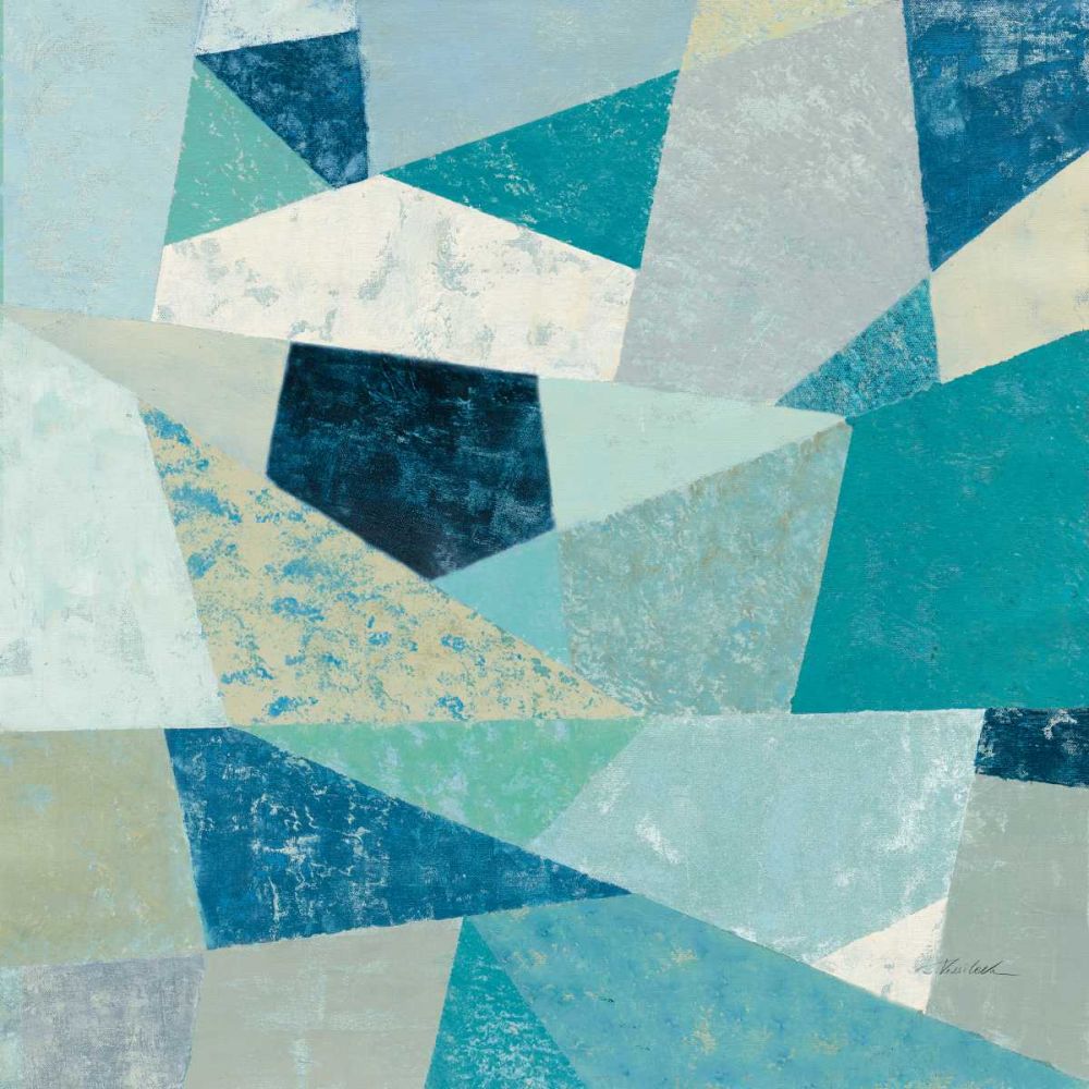 Indigo Geo Metric II Soft art print by Silvia Vassileva for $57.95 CAD