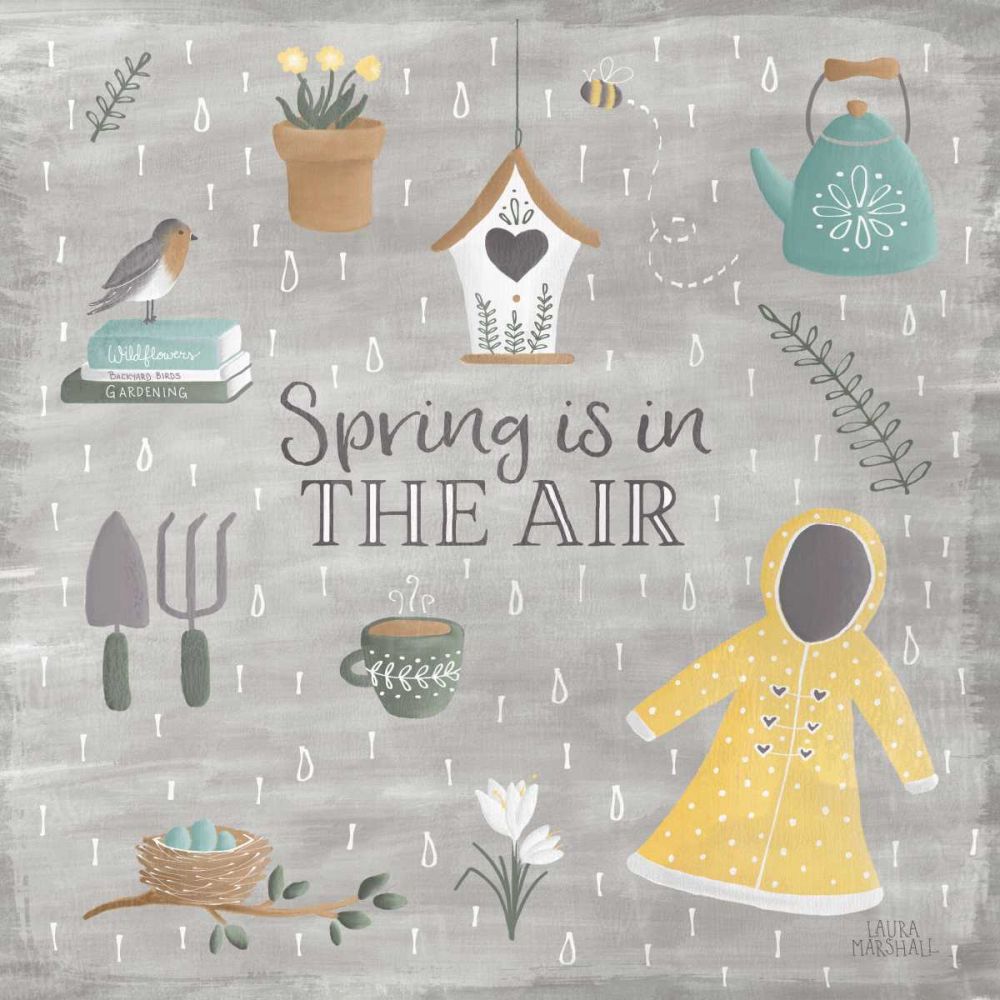 Smitten With Spring I art print by Laura Marshall for $57.95 CAD