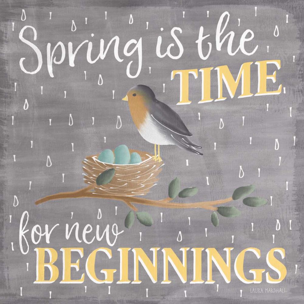 Smitten With Spring V art print by Laura Marshall for $57.95 CAD