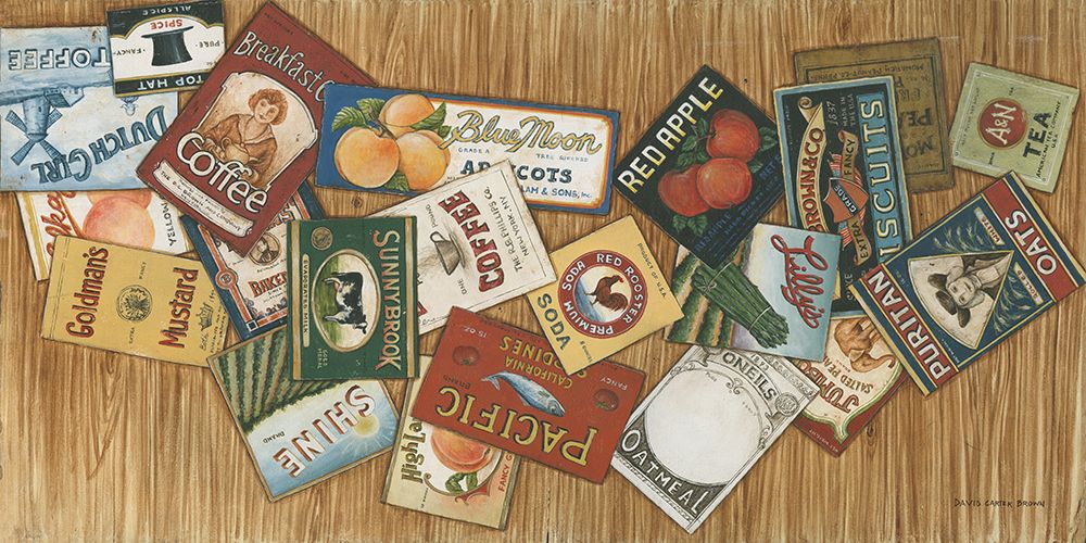 Vintage Signs art print by David Carter Brown for $57.95 CAD