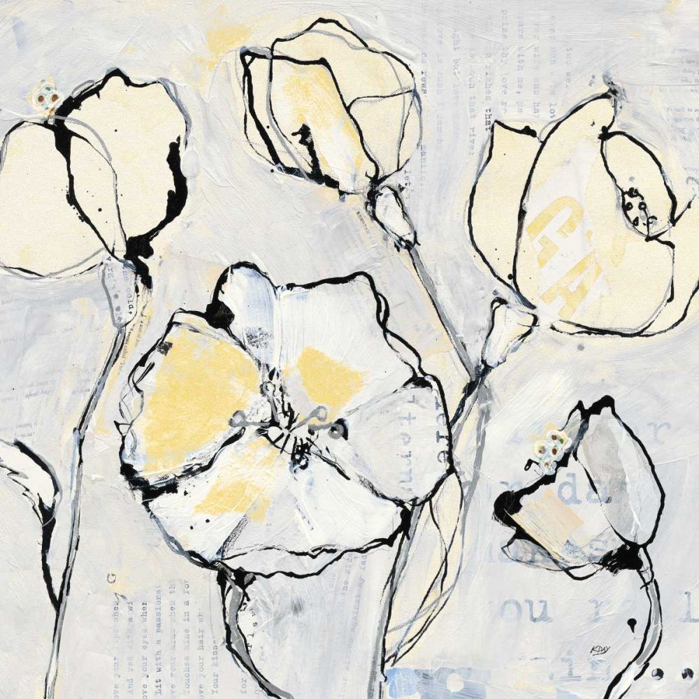 16 Again III with Yellow art print by Kellie Day for $57.95 CAD