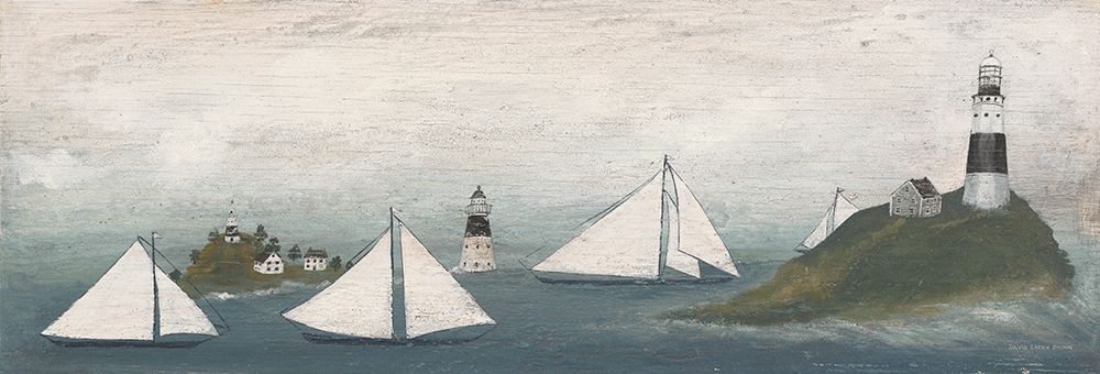 Sailing Ships II art print by David Carter Brown for $57.95 CAD