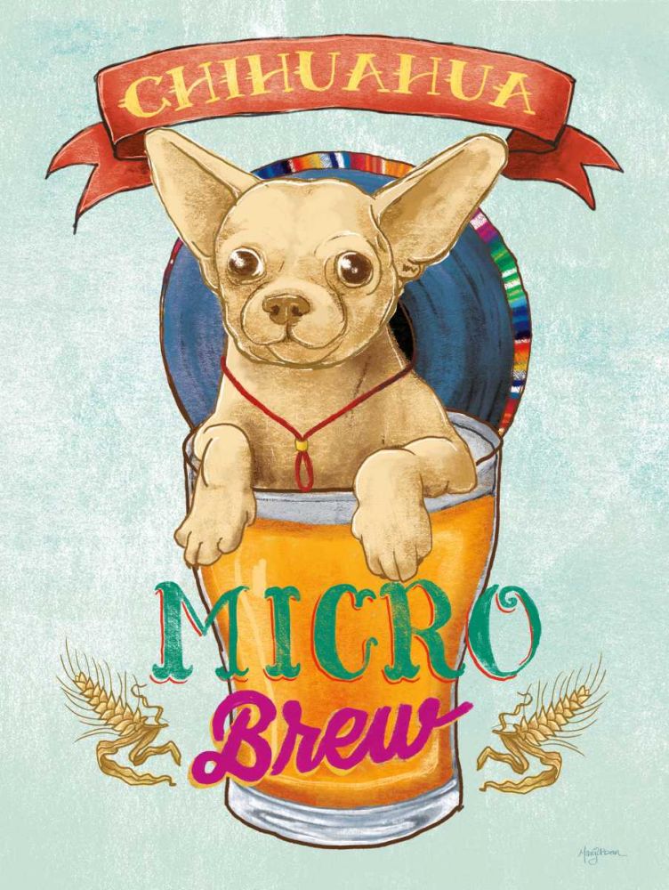 Beer Dogs I art print by Mary Urban for $57.95 CAD