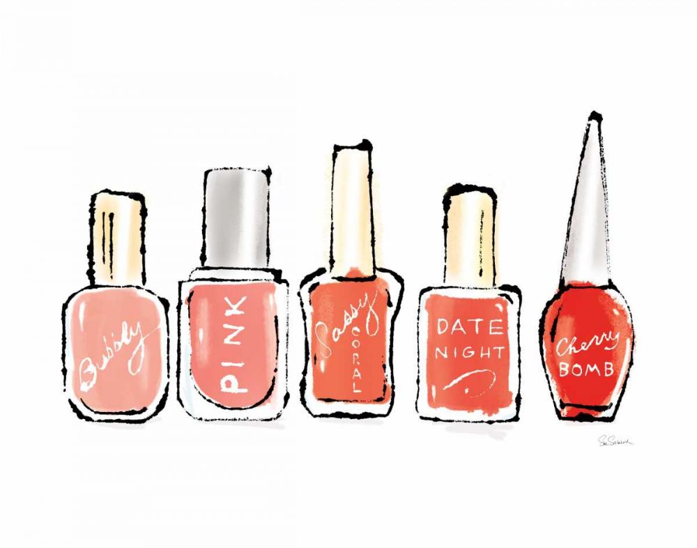 Beauty and Sass Red I art print by Sue Schlabach for $57.95 CAD