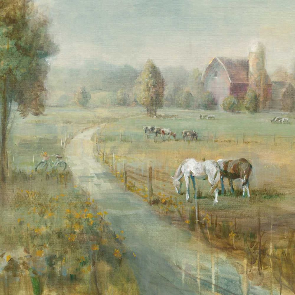 Tranquil Farm Crop art print by Danhui Nai for $57.95 CAD