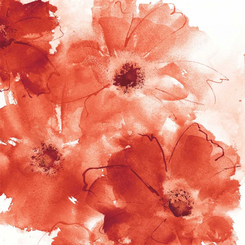 Seashell Cosmos II Red and Orange art print by Chris Paschke for $57.95 CAD