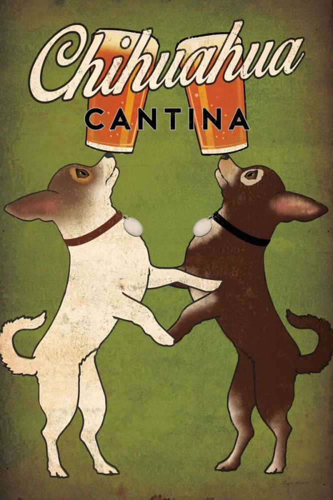 Double Chihuahua art print by Ryan Fowler for $57.95 CAD