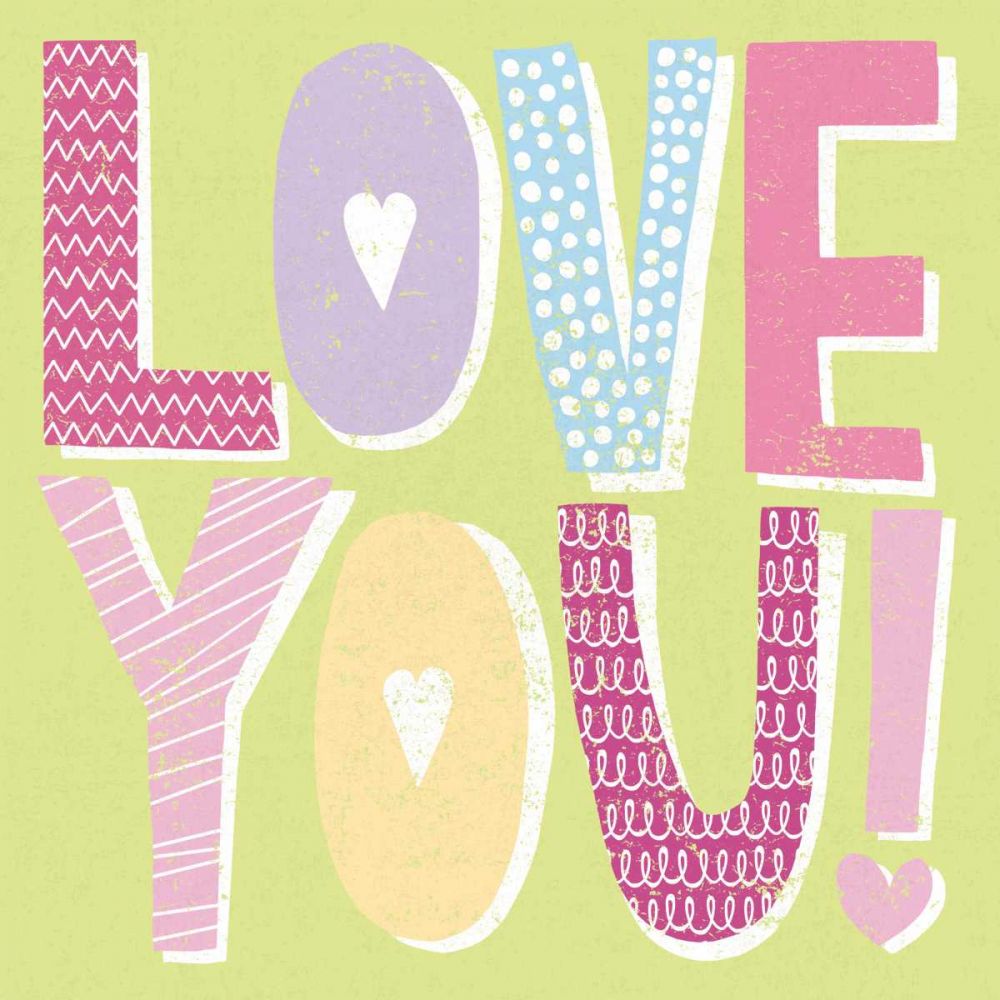 Words of Love II art print by Moira Hershey for $57.95 CAD