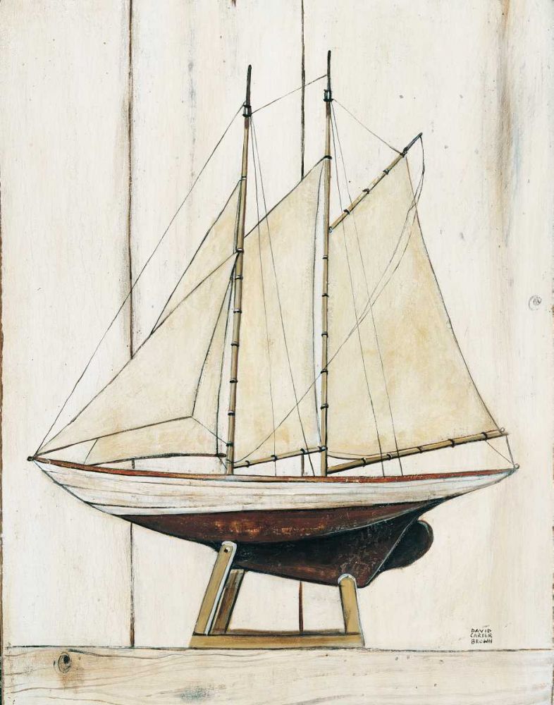 Schooner I art print by David Carter Brown for $57.95 CAD