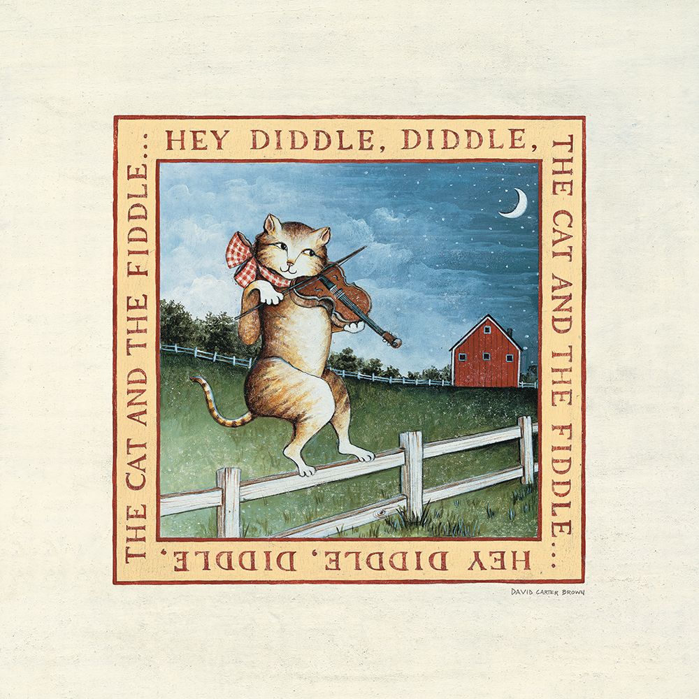 Hey Diddle Diddle art print by David Carter Brown for $57.95 CAD