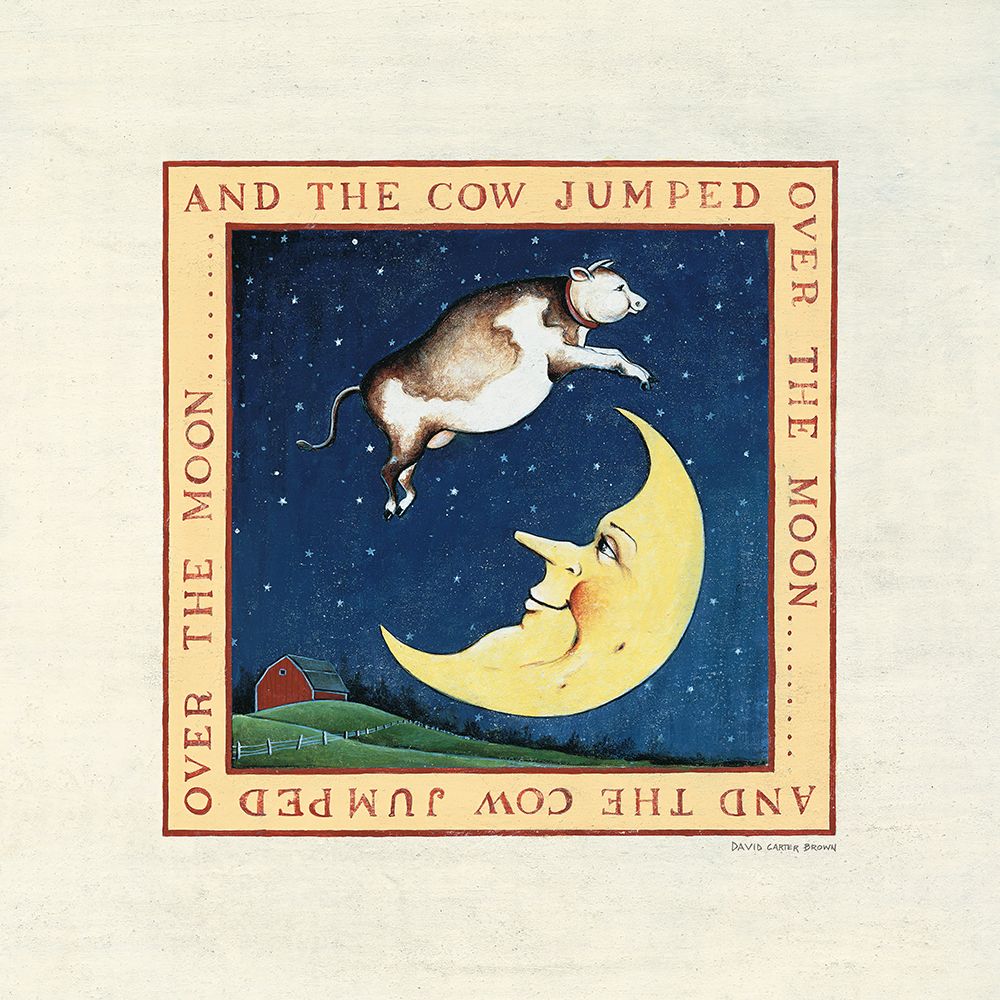 The Cow Jumped art print by David Carter Brown for $57.95 CAD