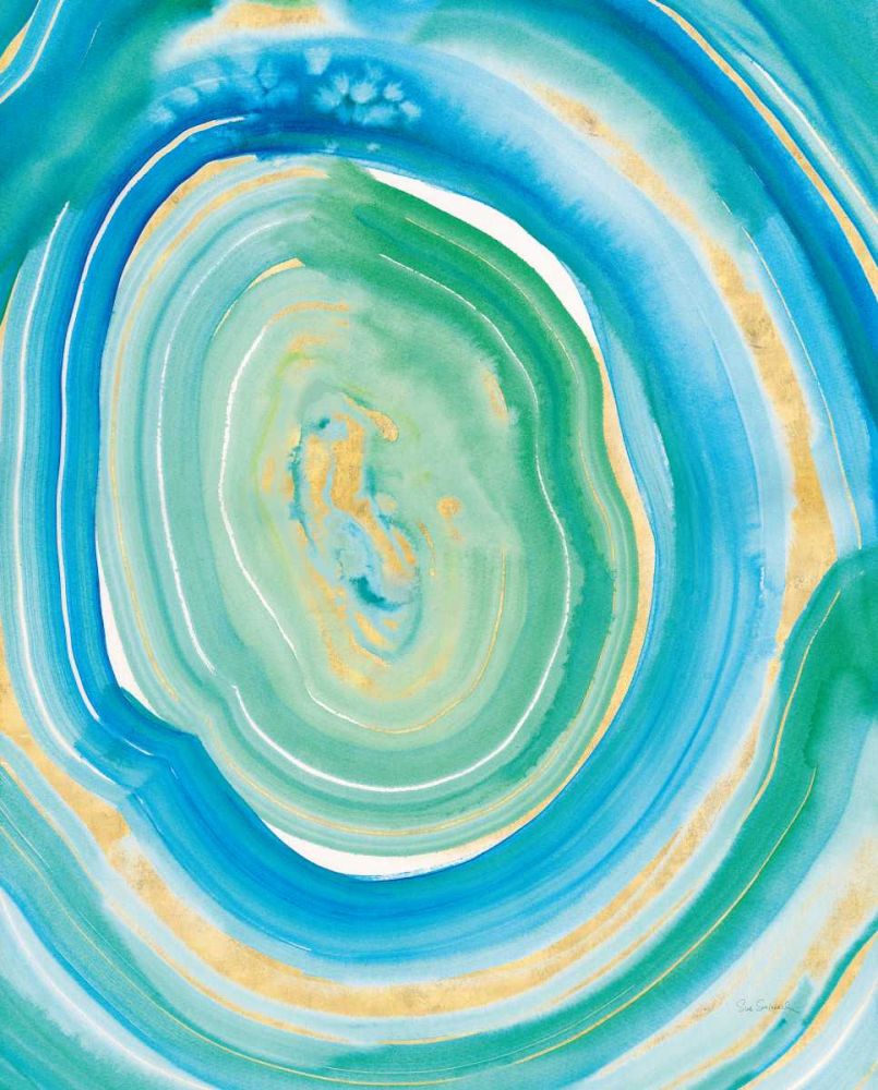 Terrain Gilded II Crop Center art print by Sue Schlabach for $57.95 CAD
