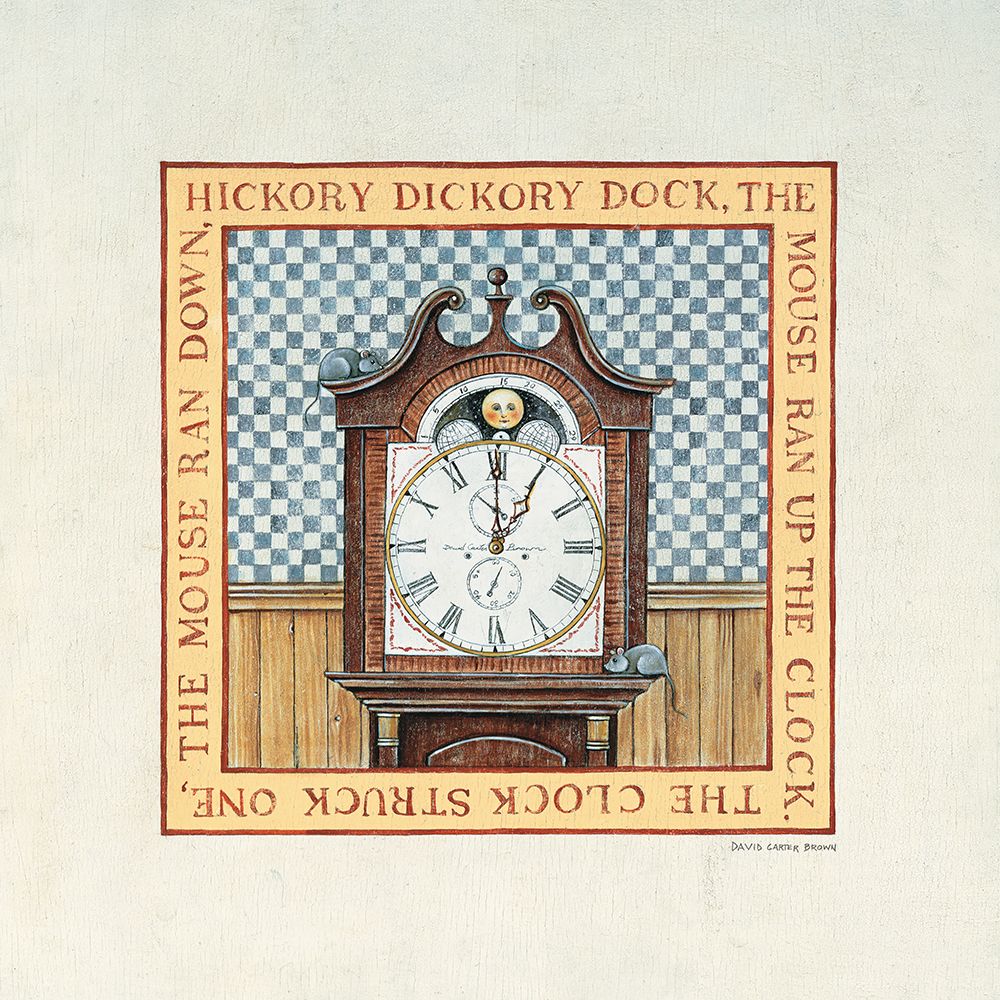Hickory Dickory Dock art print by David Carter Brown for $57.95 CAD