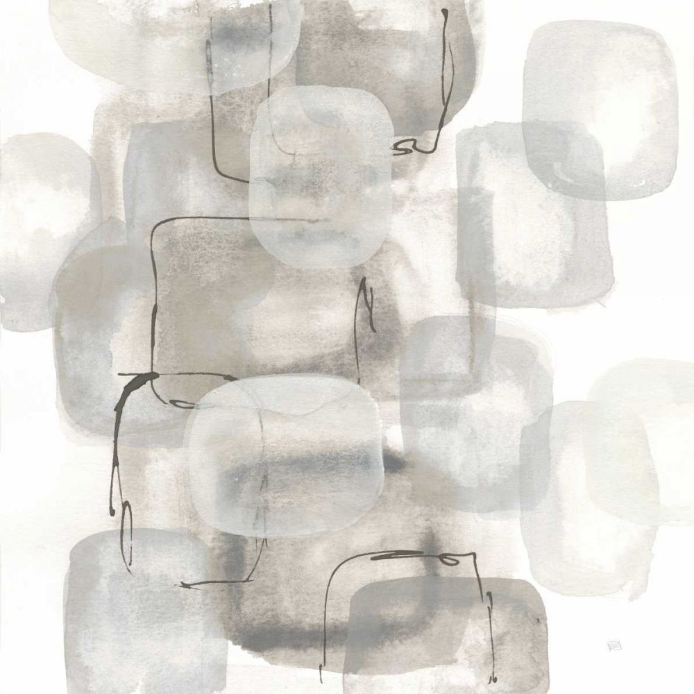 Neutral Stacking I White art print by Chris Paschke for $57.95 CAD