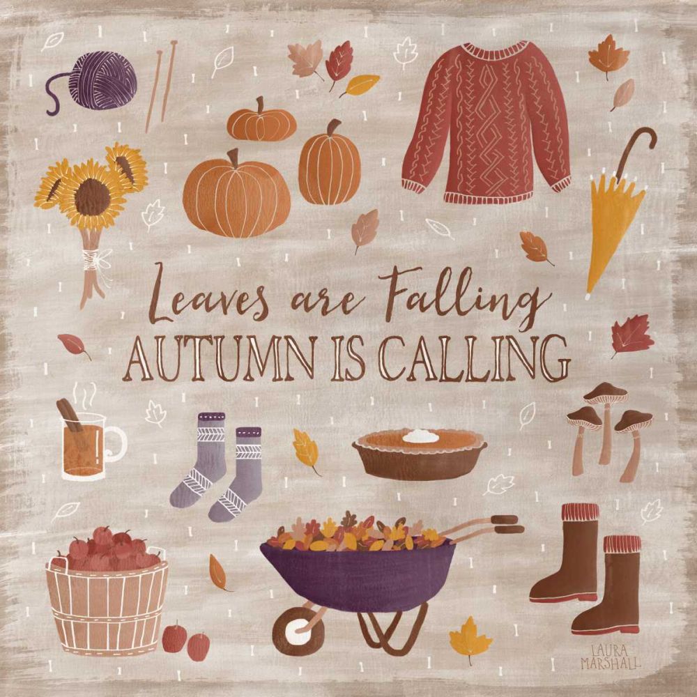 Autumn Enchantment I art print by Laura Marshall for $57.95 CAD