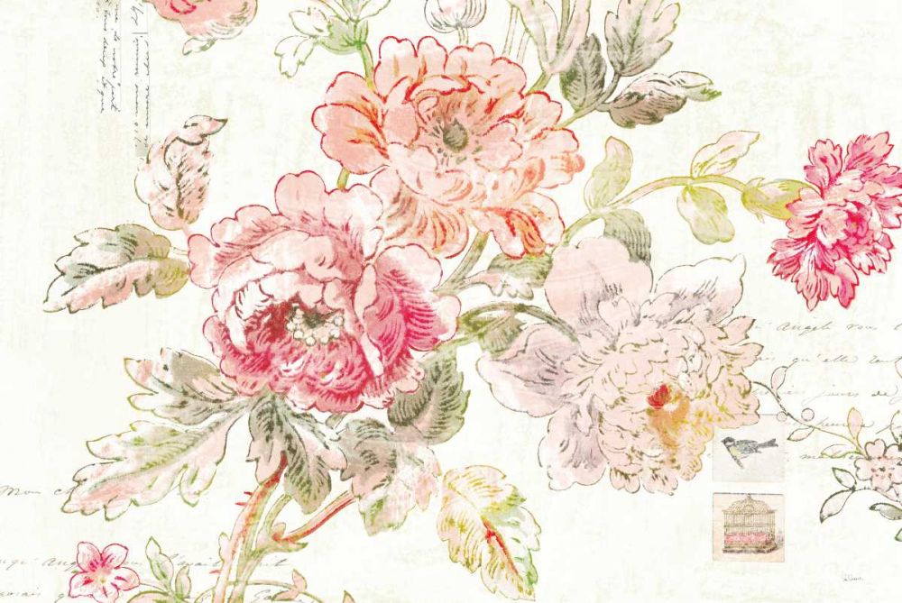Cottage Roses I art print by Sue Schlabach for $57.95 CAD