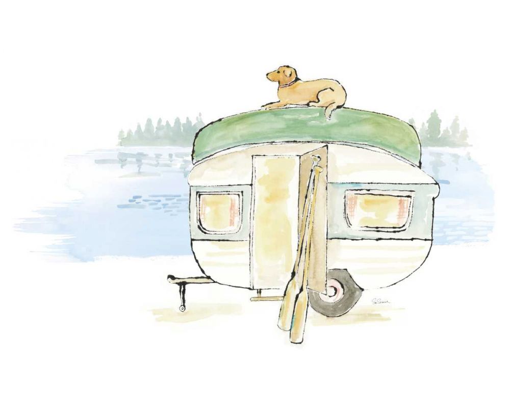 Lakeside Days II art print by Sue Schlabach for $57.95 CAD