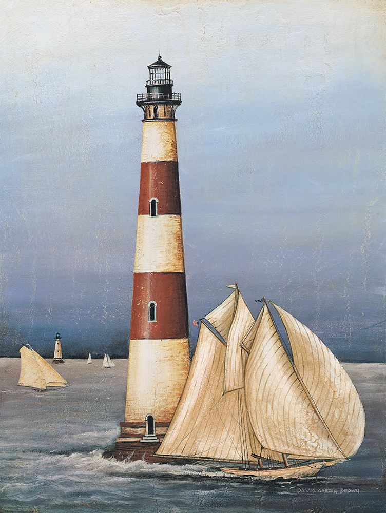 Harbor Light art print by David Carter Brown for $57.95 CAD