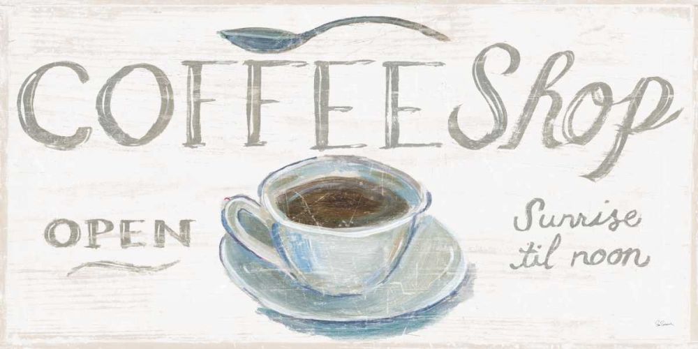 White Barn Signs II art print by Sue Schlabach for $57.95 CAD
