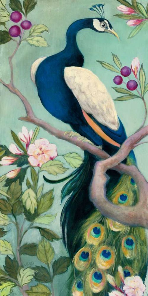 Pretty Peacock I art print by Julia Purinton for $57.95 CAD