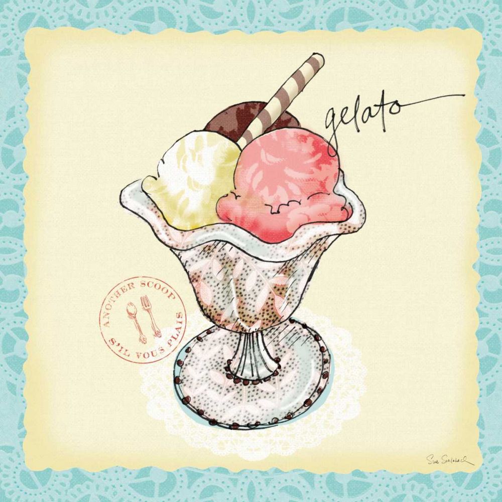 Dessert Please III art print by Sue Schlabach for $57.95 CAD
