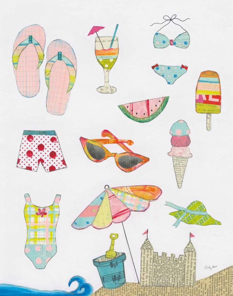 At the Beach I v2 art print by Courtney Prahl for $57.95 CAD