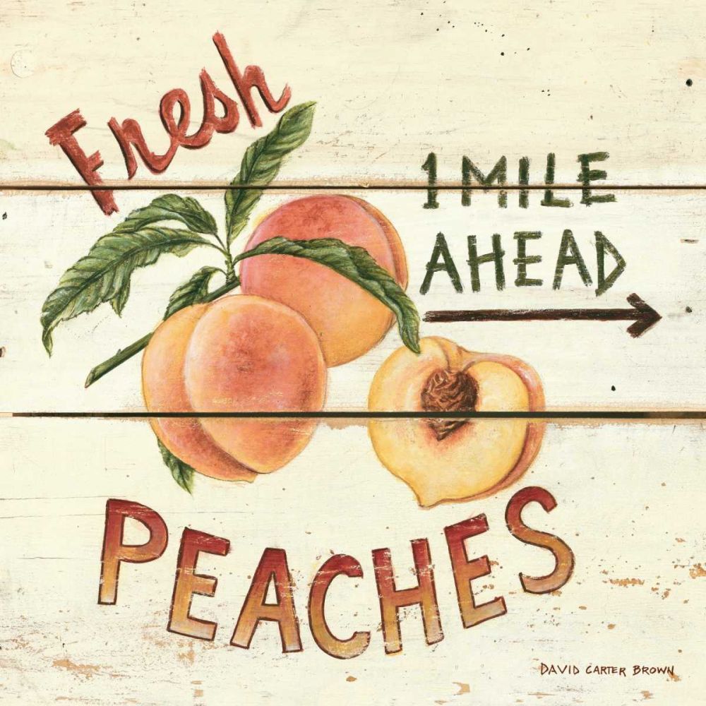Fresh Peaches art print by David Carter Brown for $57.95 CAD